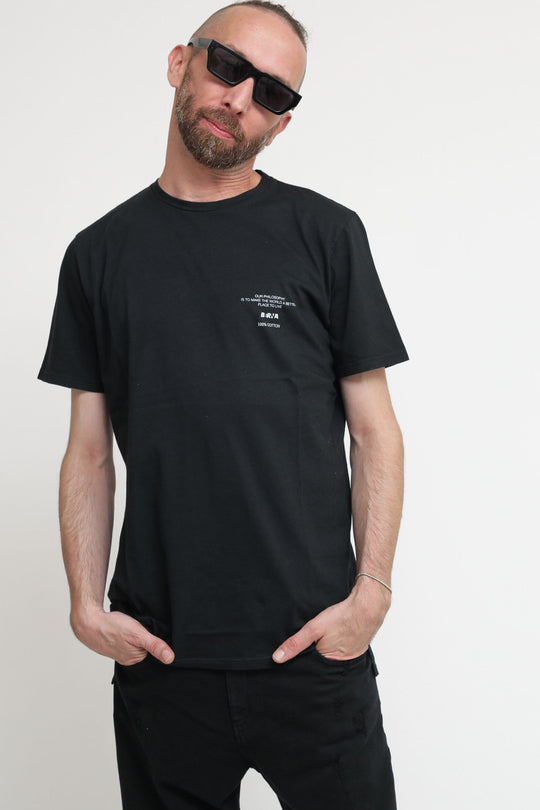 T-shirt Mm Stampa - Nero