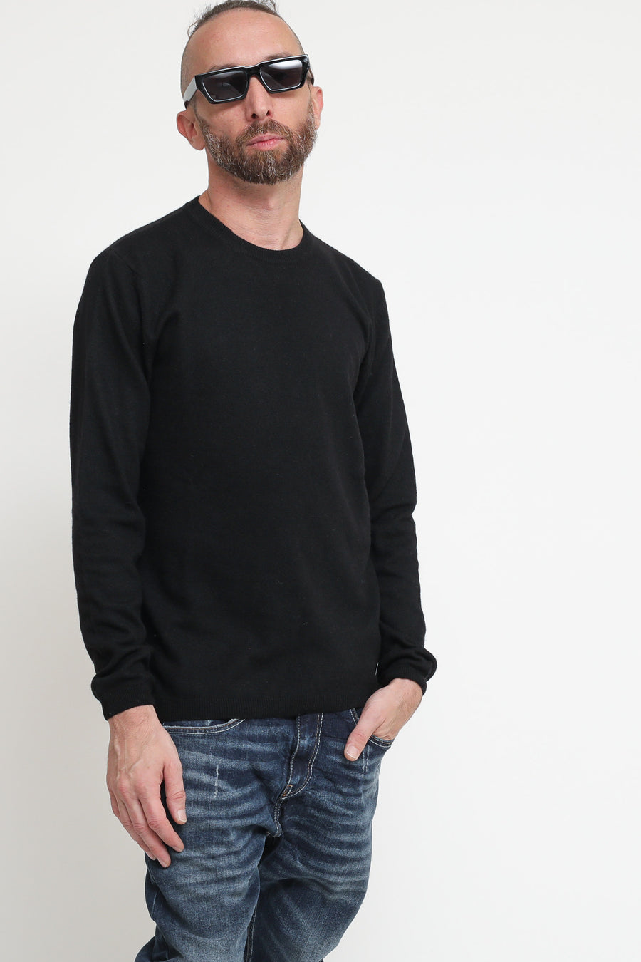 Cashmere Crew Neck - Black