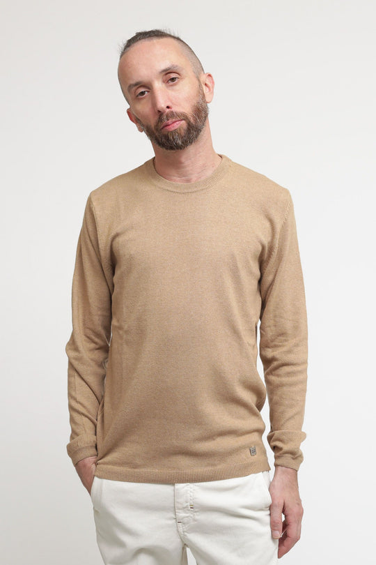 Girocollo Cachemire - Cammello