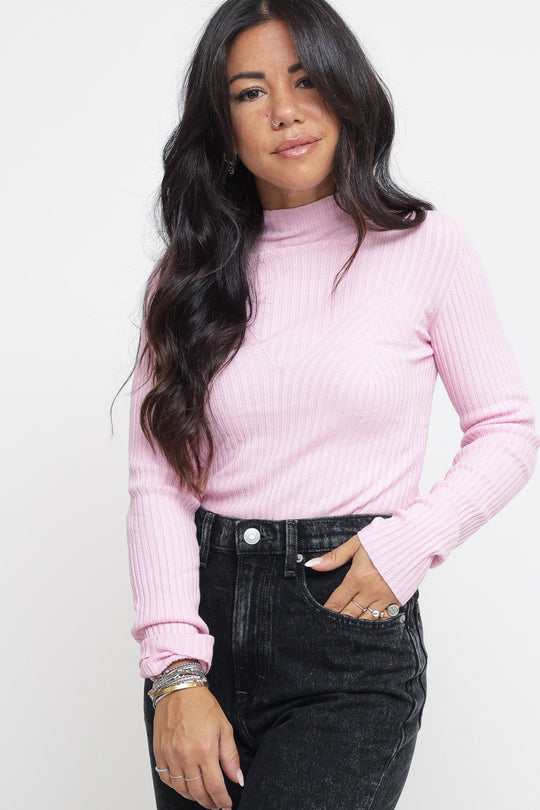 Lupetto A Coste - Rosa