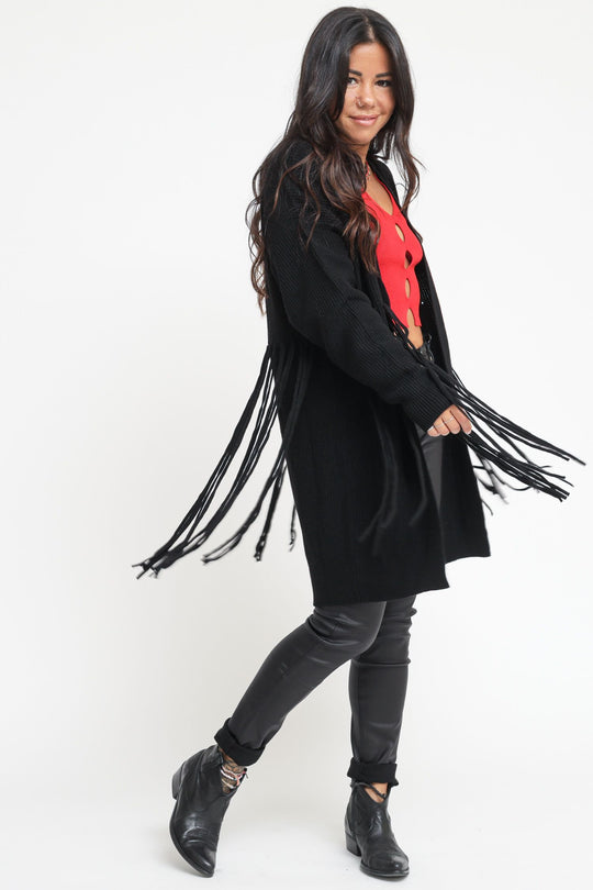 Giacca Frange - Nero