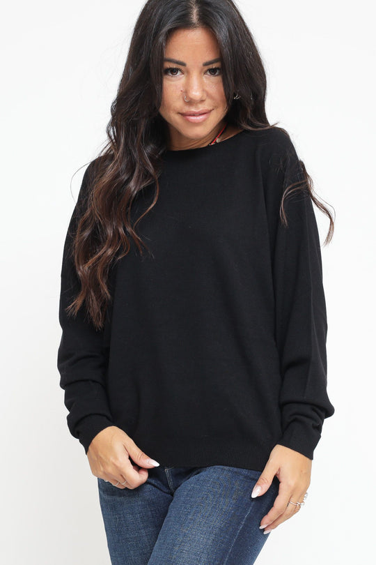 Girocollo Over - Nero