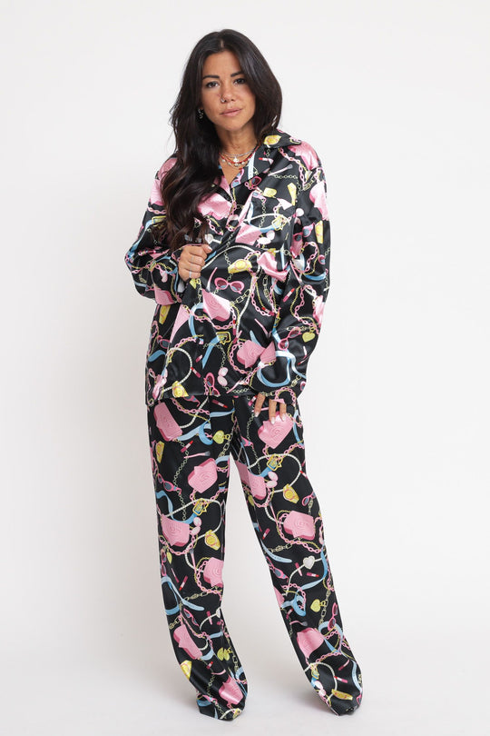 Pigiama All Over Essentials Satin