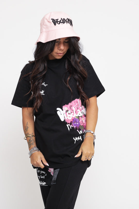 T-Shirt In Jersey Donna - Nero