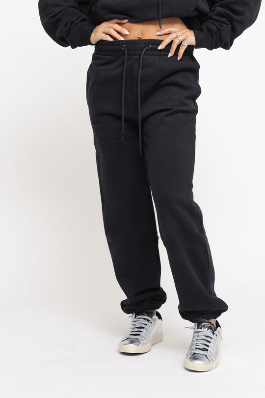 Pantalone Jogger Felpa - Nero