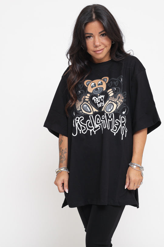 T-Shirt In Jersey Donna - Nero