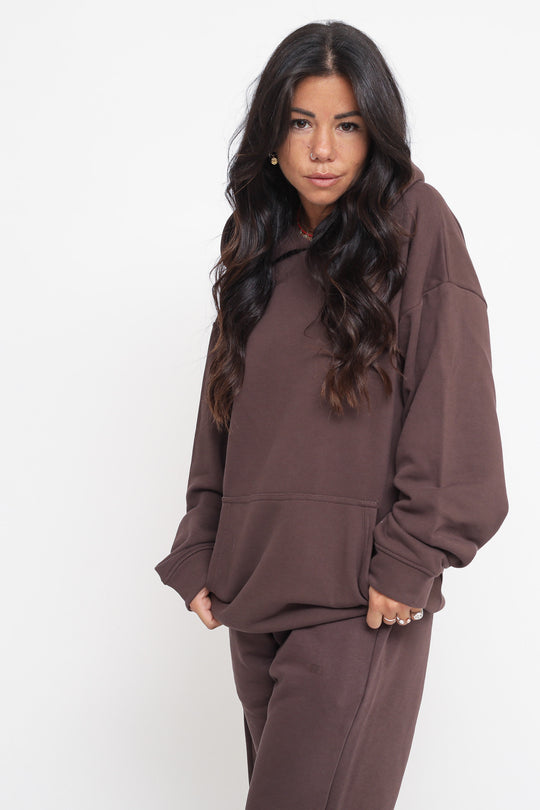 Felpa Cappuccio - Marrone