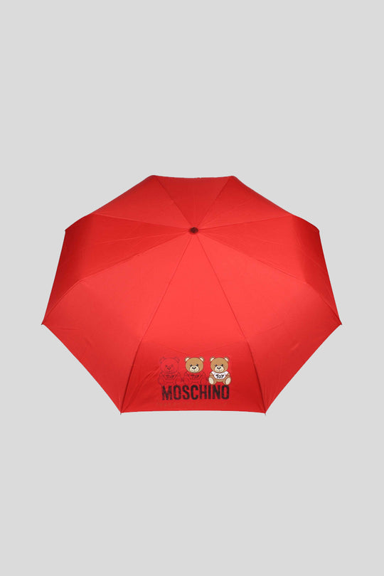 Mini Openclose C Scribble Bear - Rosso