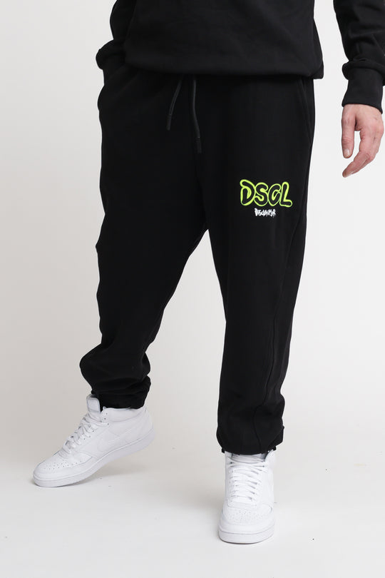 Pantalone Uomo In Felpa - Nero