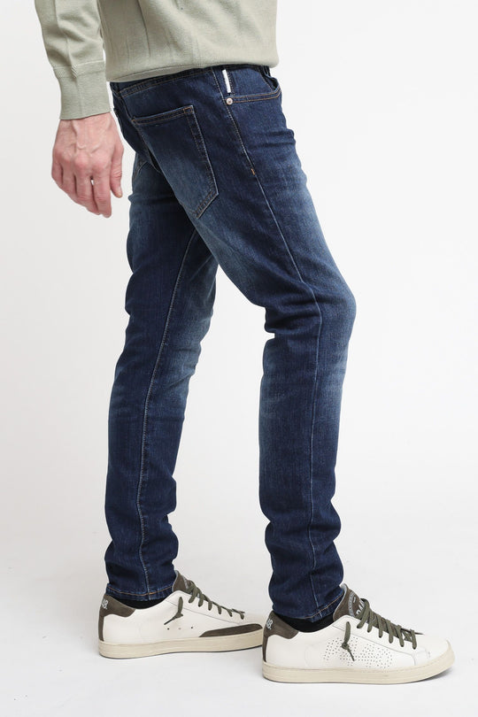 Jeans Slim Colore Unico