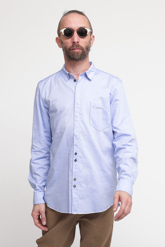 Camicia Unita Taschino Rotto - Azzurro