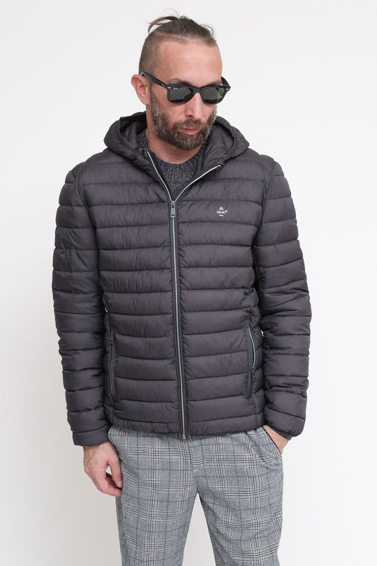 Giubbotto Imbottito C / Cappuccio - Asphalt