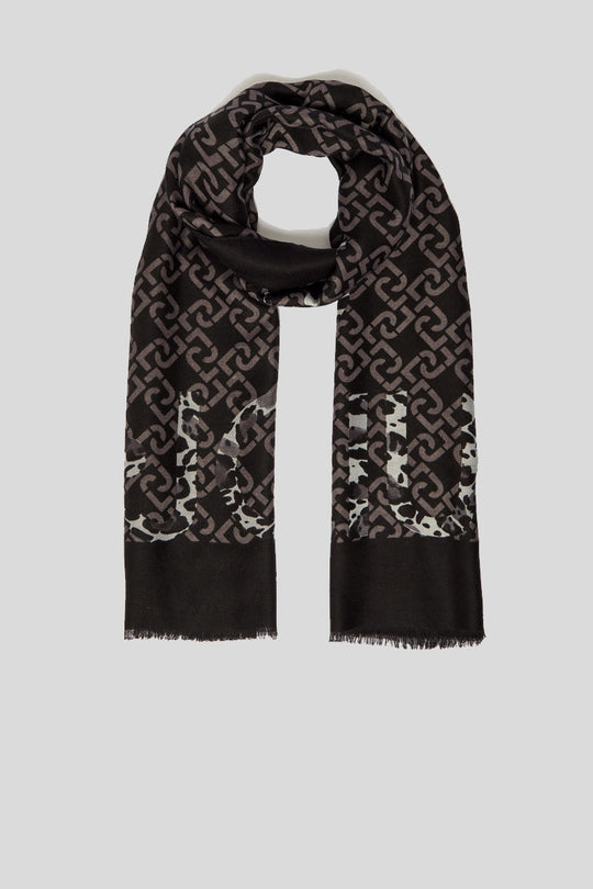 Ecs Stola Logo Animalier - Nero