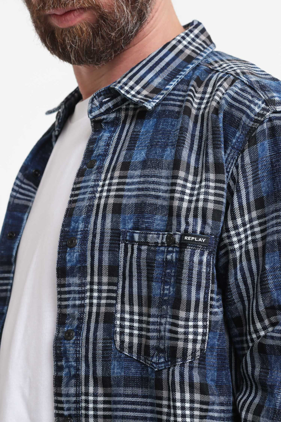 Camicia Check - Blue — 2