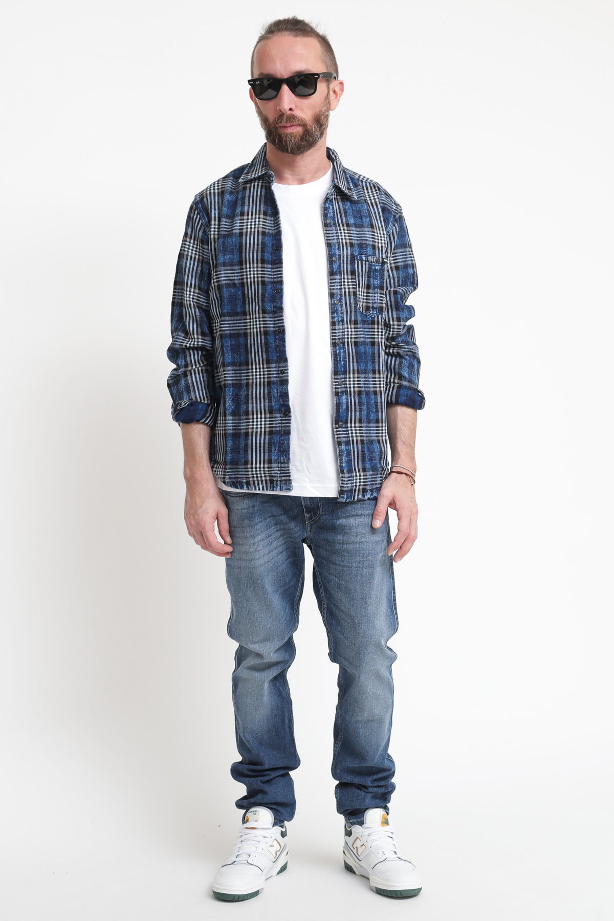 Camicia Check - Blue — 3