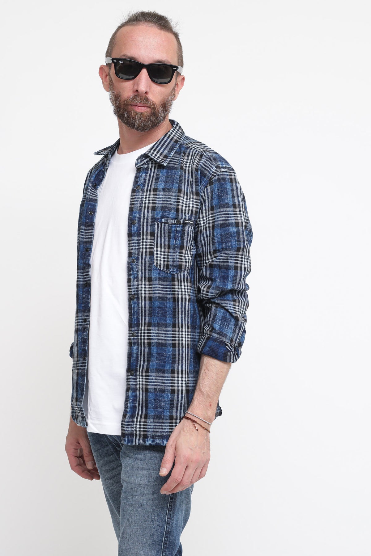 Camicia Check - Blue — 4
