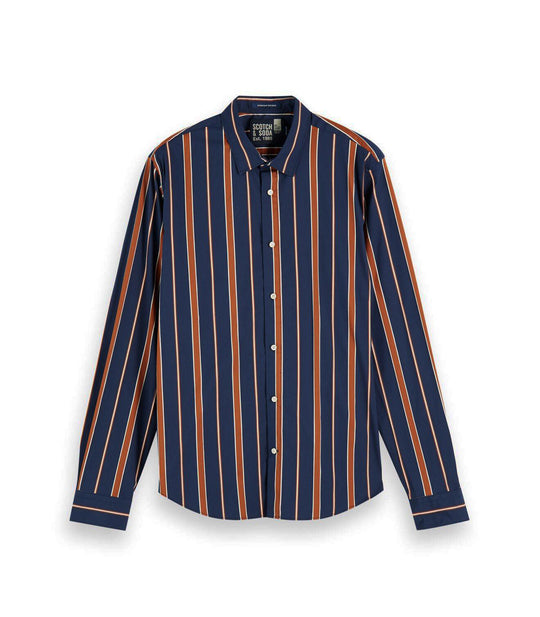 regular Fit - Shirt In Seasonal Yarn-Dyed Stripe