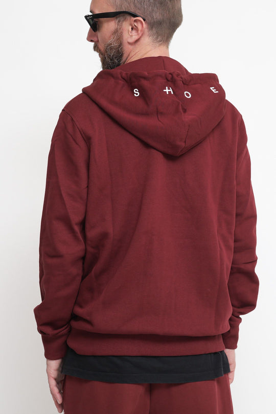 Felpa Cappuccio Zip - Tawny Port