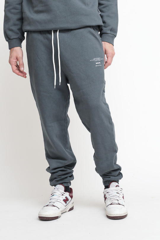 Pantalone Felpa - Piombo