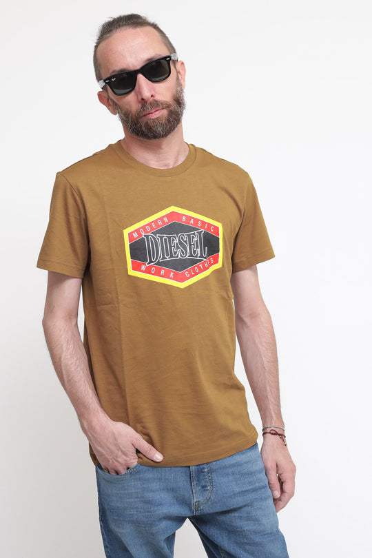 T-Diegor-E14 T-Shirt - Senape