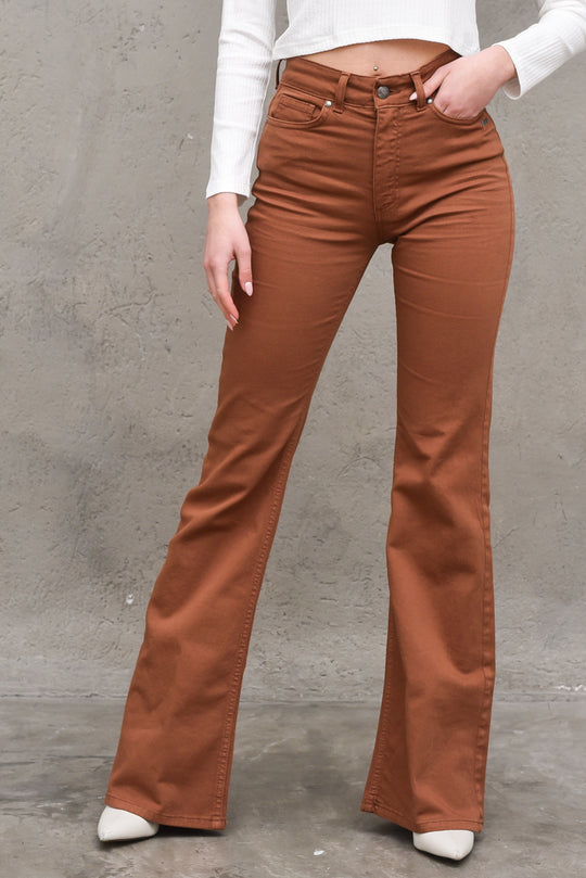 Pantalone A Zampa - Cannella