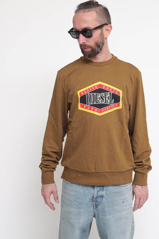 S - Ginn - K27 Felpa - Senape