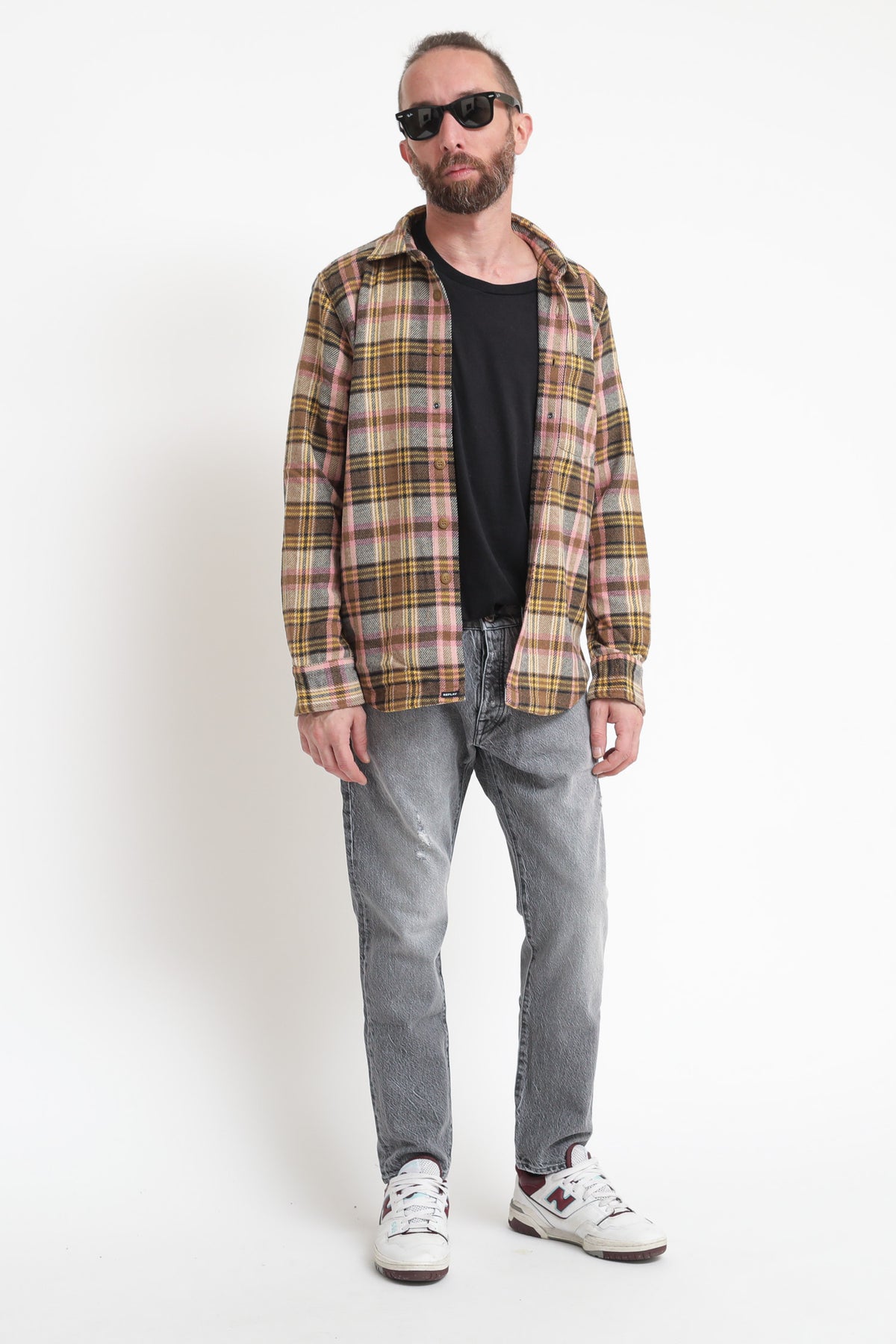 Camicia Check - Brown Pink Yellow — 3