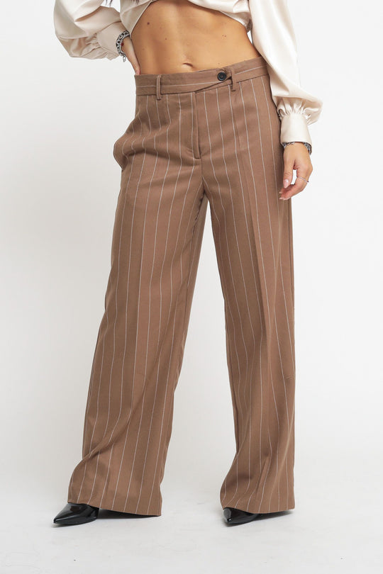 Pantalone Cammello Riga Beige