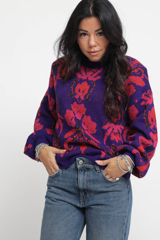 Maglia Jacquard  - Multicolore