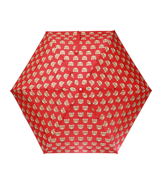 Brush Bear Allover - Rosso