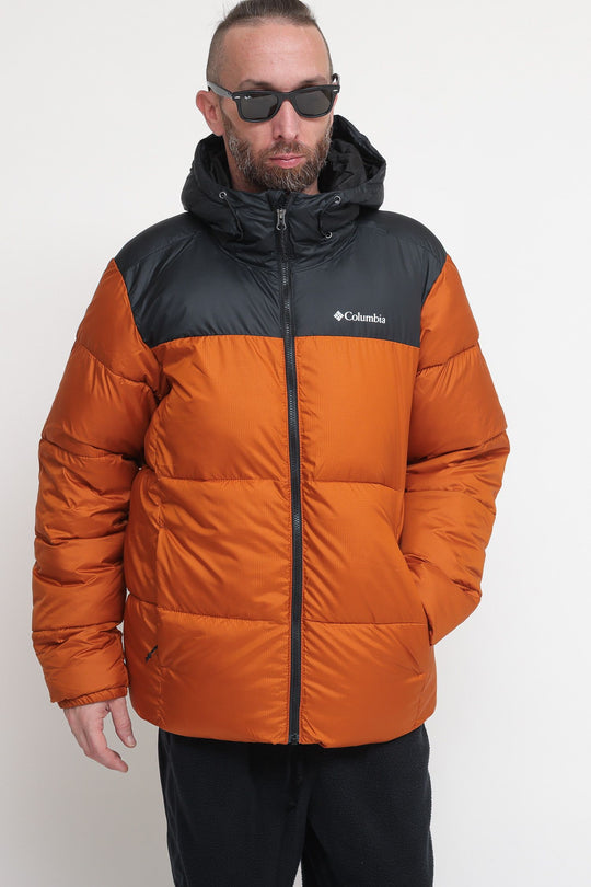 Puffect Hooded Jacket - Arancione Nero