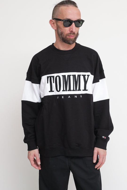 Tjm Reg Authentic Block Crew - Black