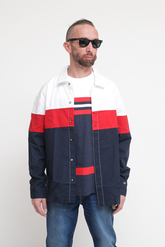 Tjm Archive Rich Embro Overshirt - Twilight Navy