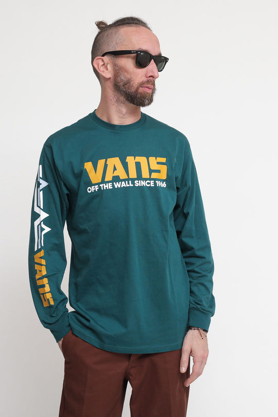 Mt Vans Ls Tee - Deep Teal
