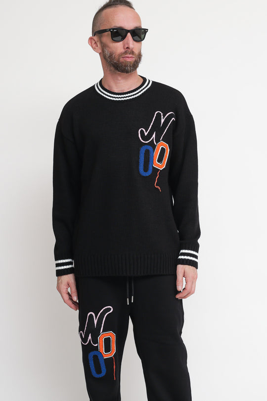 Crew Varsity Knit - Black