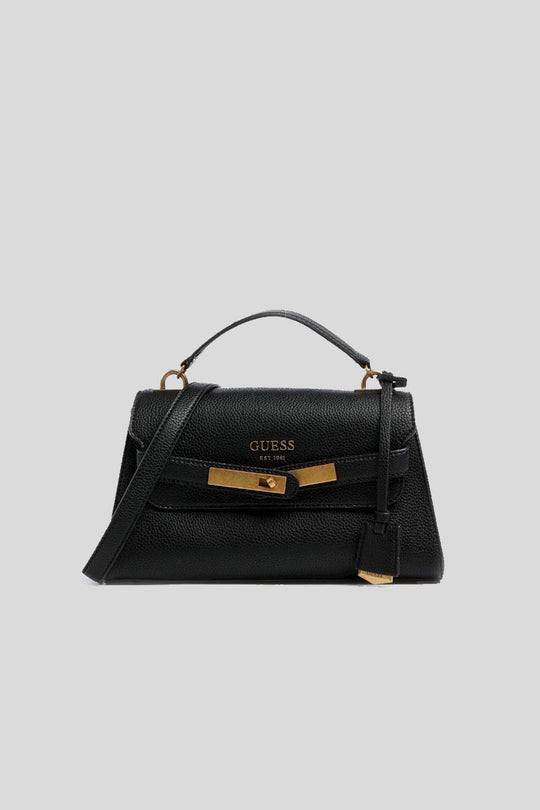 Enisa Top Handle Flap - Black