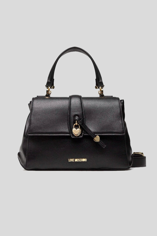 Borsa Heart Logo Pu - Nero