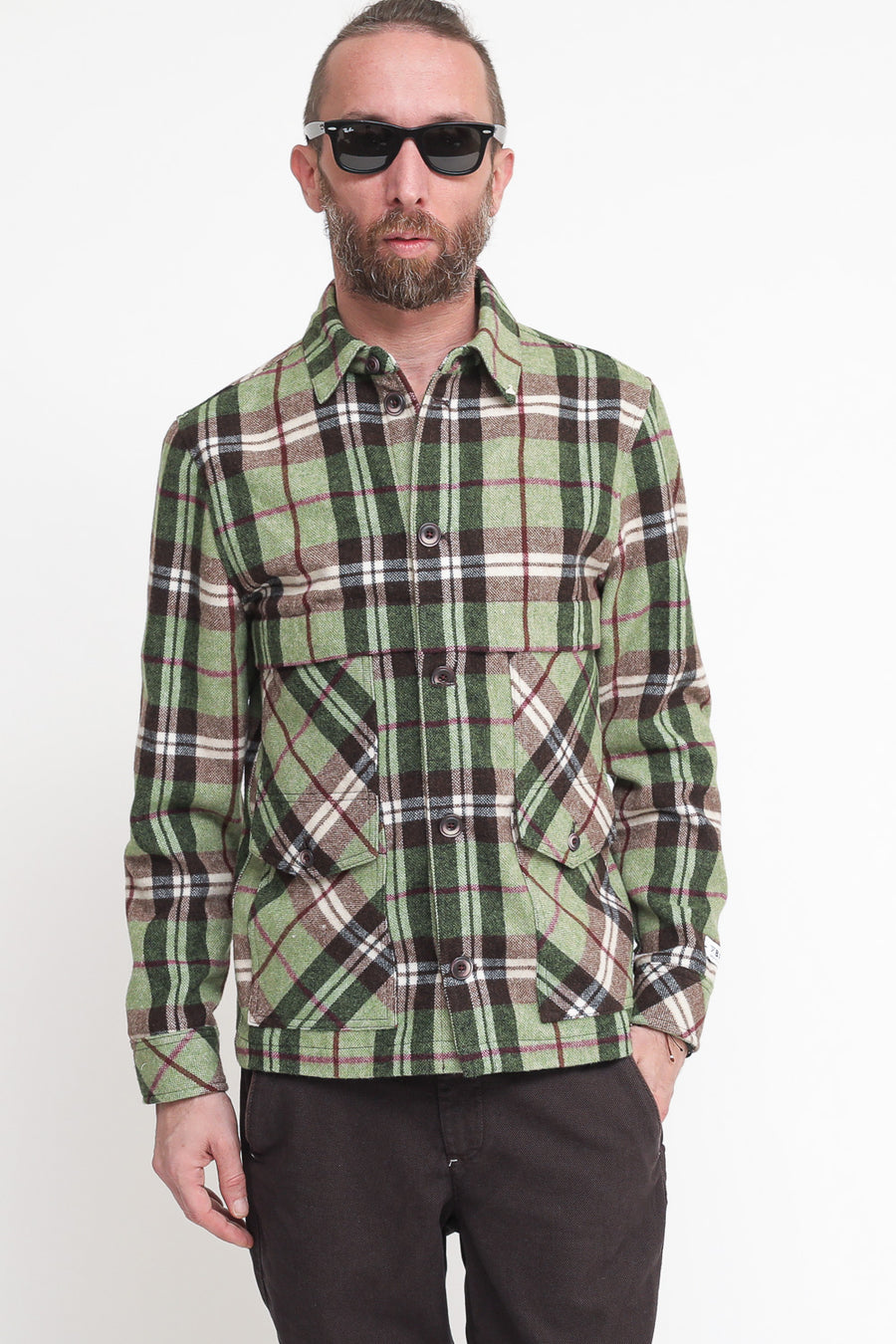 Camicione Quadri - Kiwi
