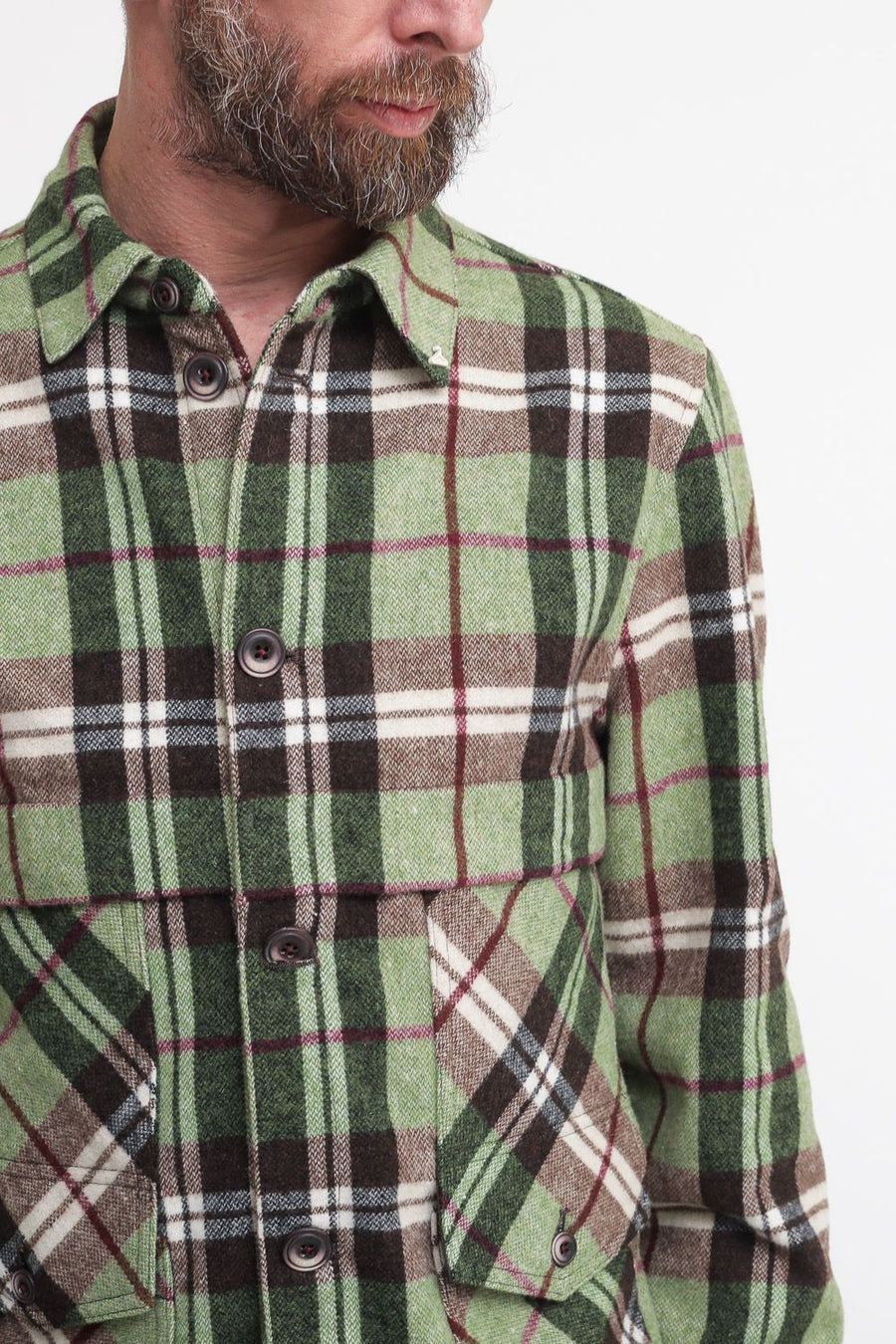 Camicione Quadri - Kiwi — 2