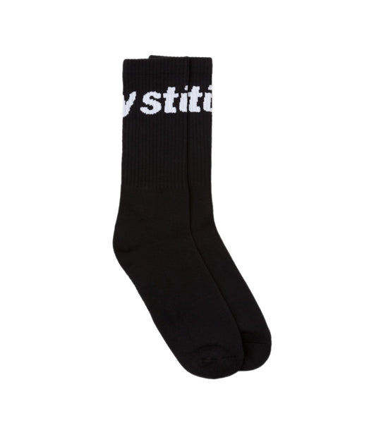 Jacquard Logo Socks - Black