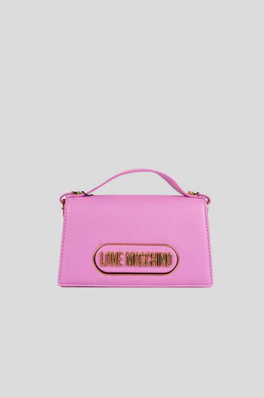 Borsa Rectangular Plaque Pu - Lilla