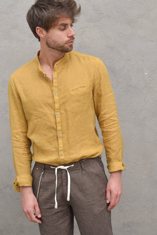 Camicia Lino - Melone