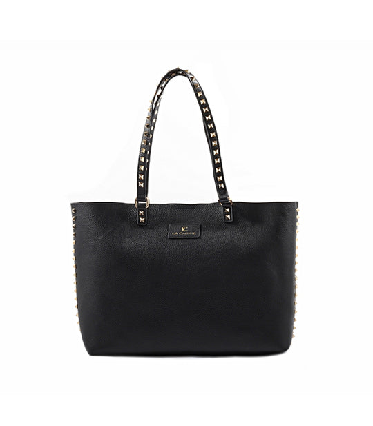 Rose Tote Bag Bottalato - Black