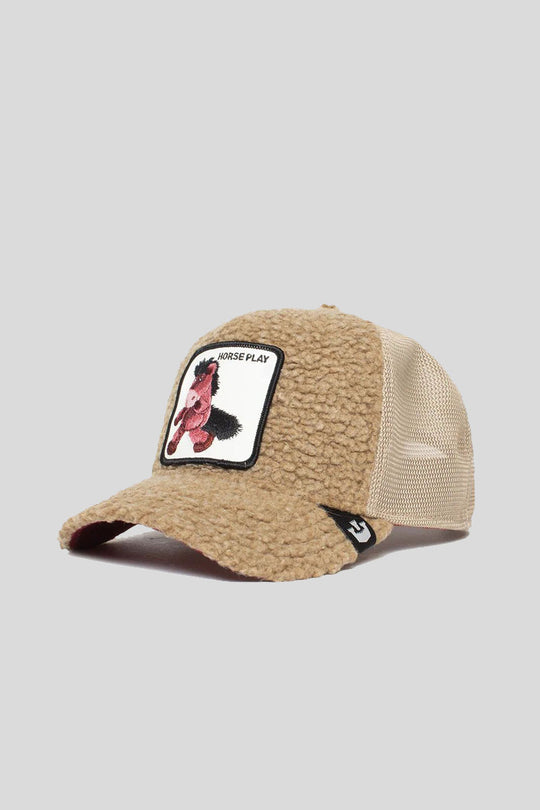 Horse Play Peluche Cap - Camel
