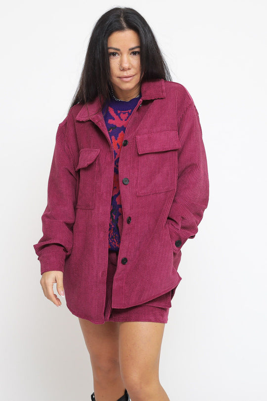 Camicia Top Velluto - Bordeaux