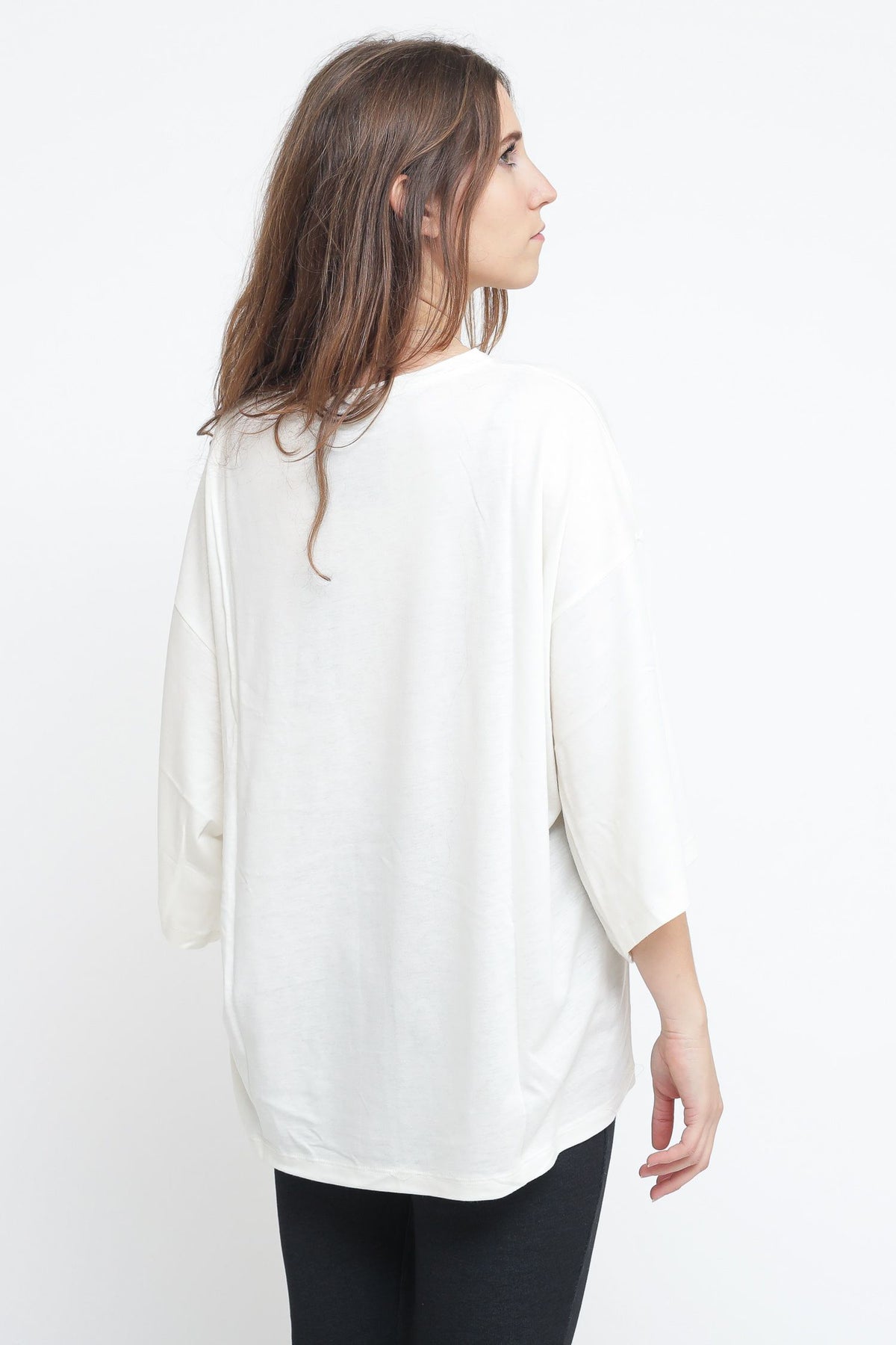 Paris Vega Tencel Tee - Ecru — 3