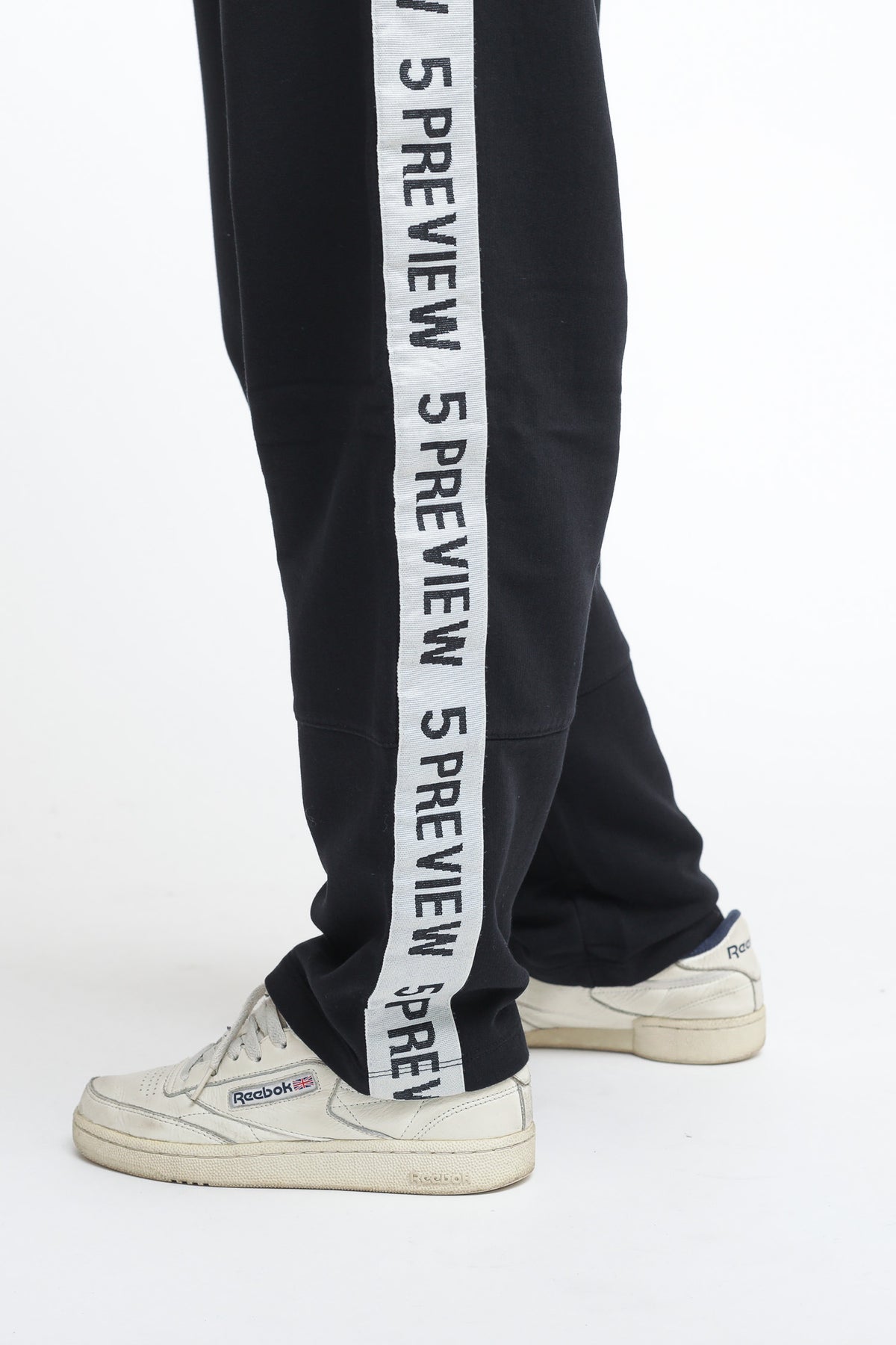 Vivien Stripe Pant - Coal — 2