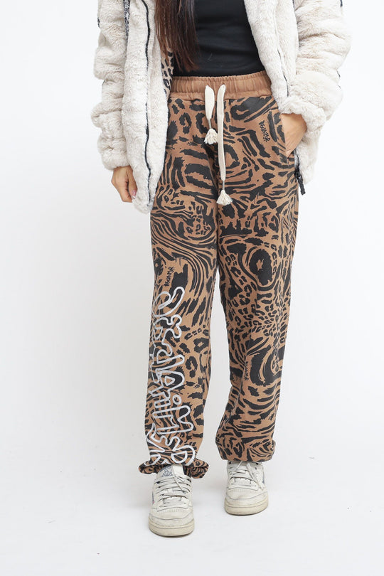 Pantalone Donna In Felpa - Maculato