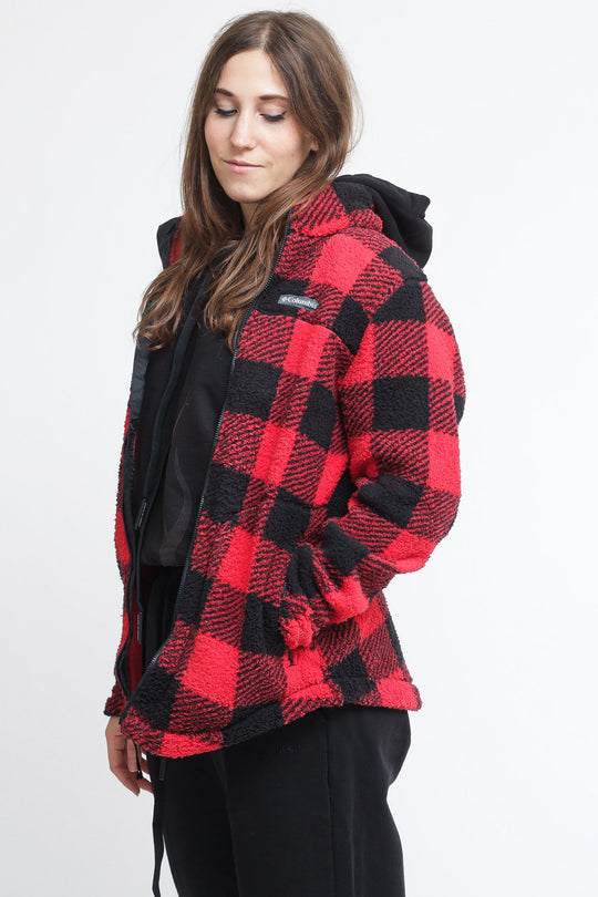 West Bend Full Zip - Red Black