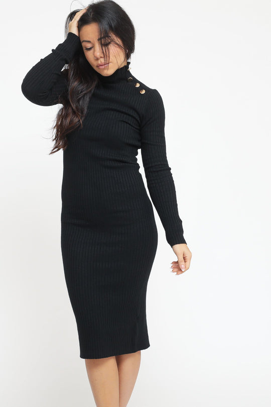 Abito Bottoni - Nero